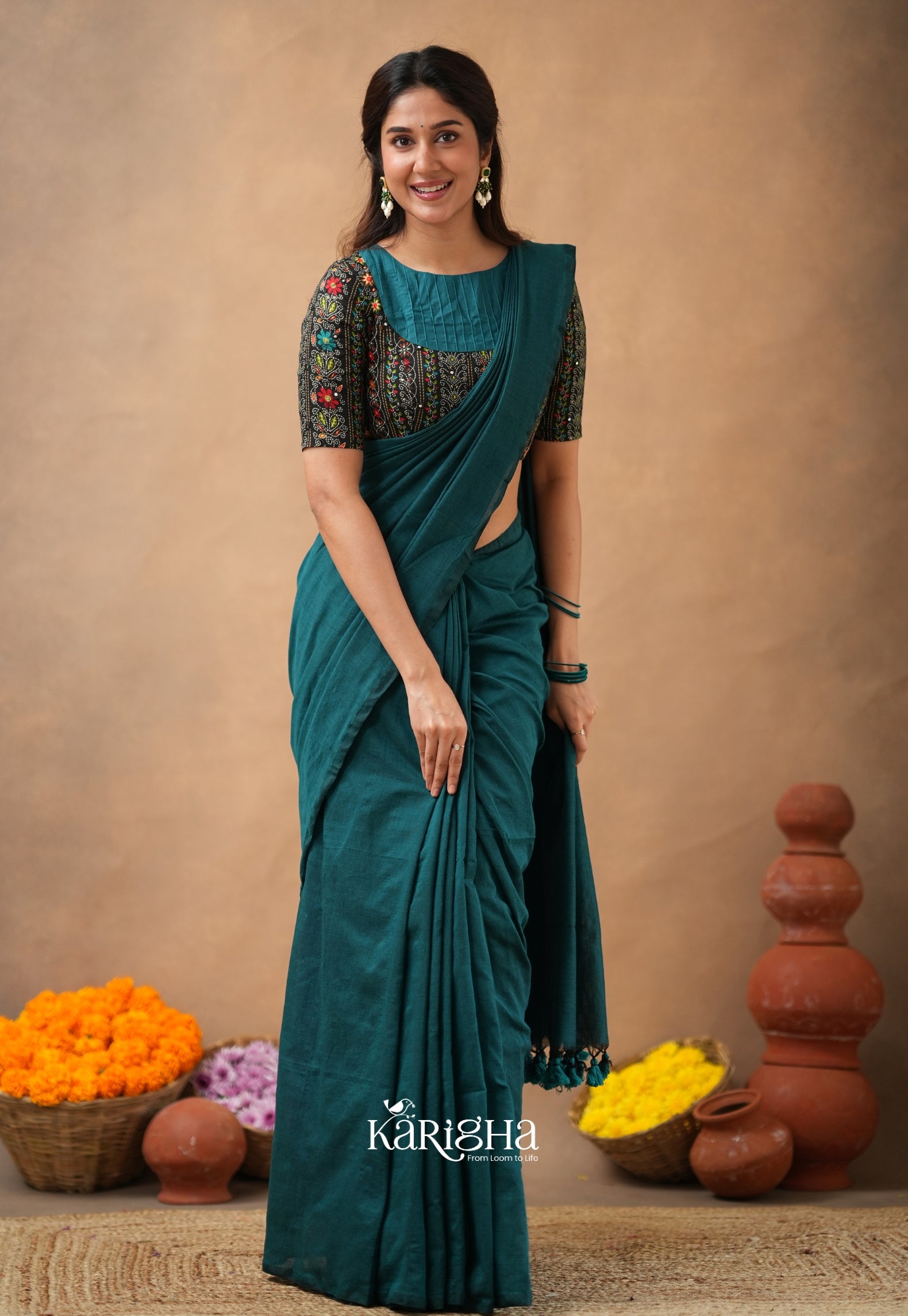 Sutra Luxe – Premium Cotton Saree with Refined Finish