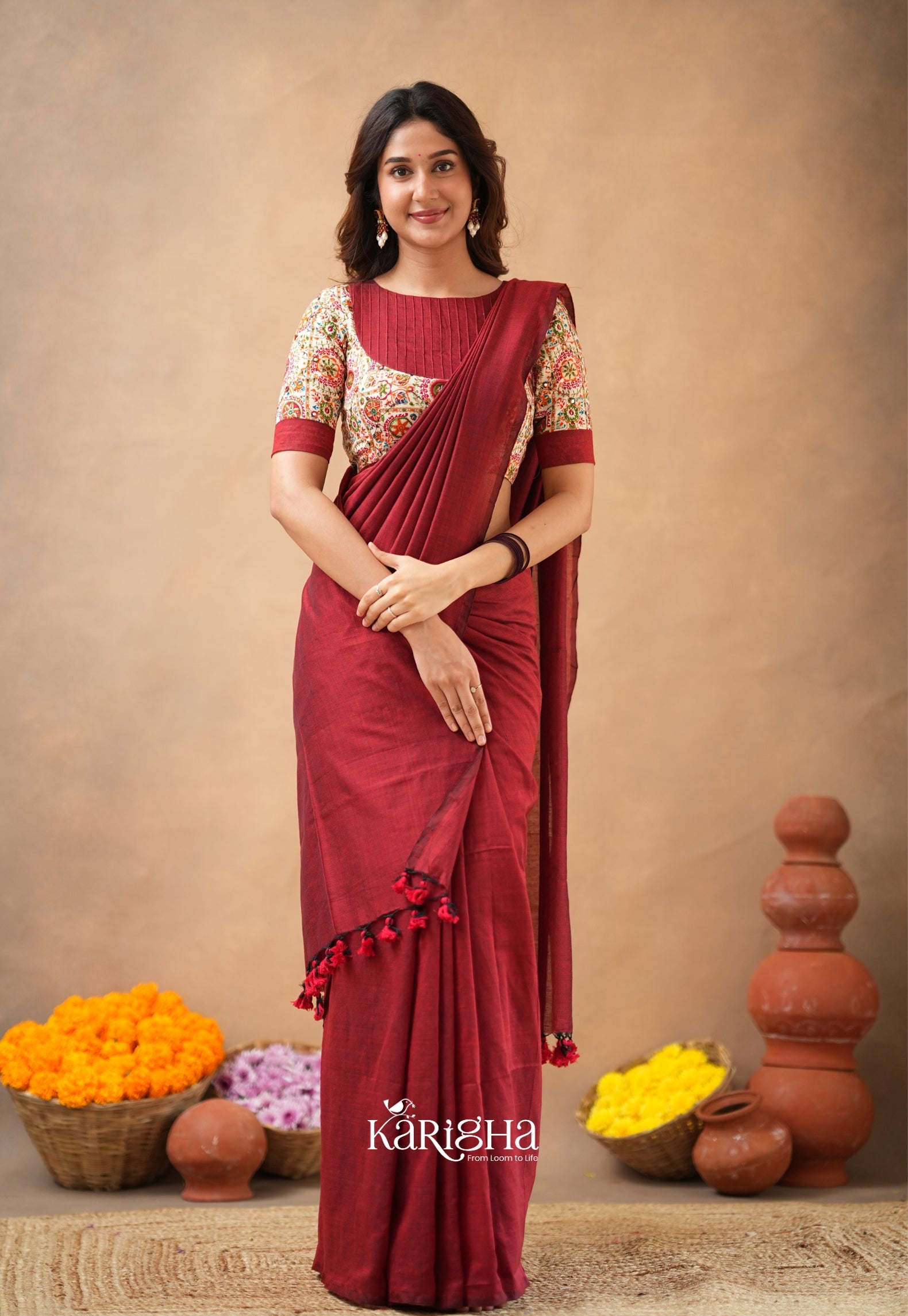 Sutra Luxe – Premium Cotton Saree with Refined Finish