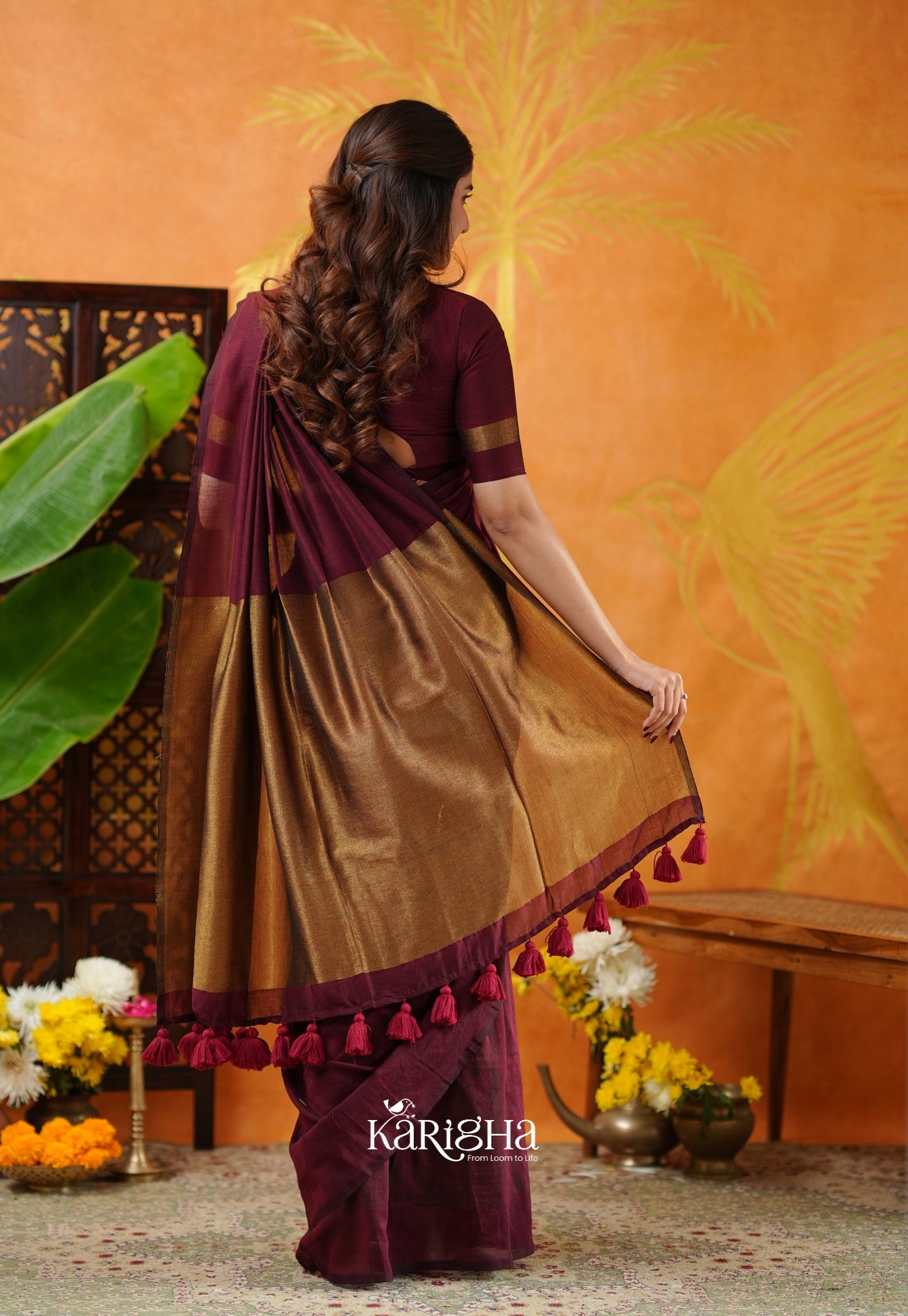 Classic Roots Khadi Cotton Saree