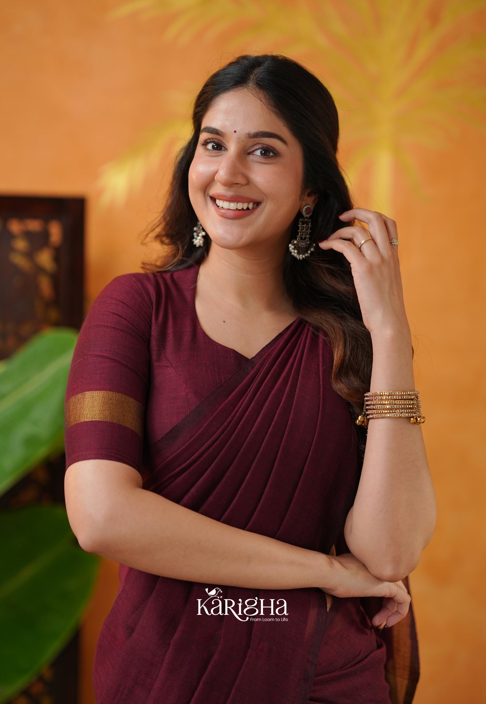 Classic Roots Khadi Cotton Saree