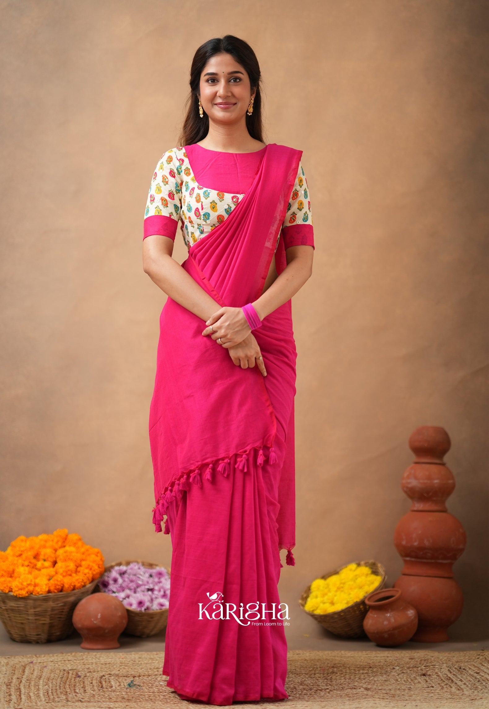 Sutra Luxe – Premium Cotton Saree with Refined Finish