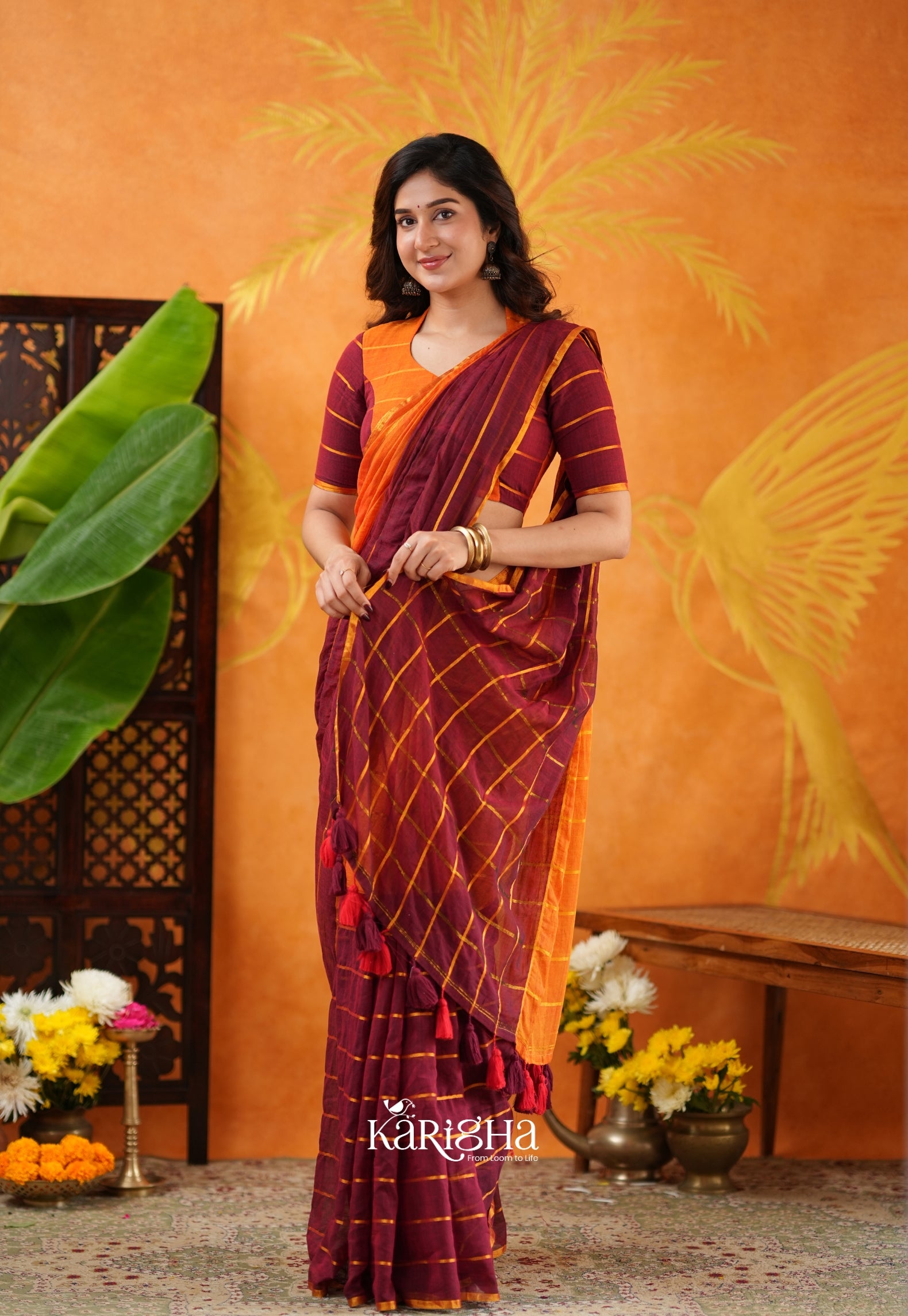 Modern Ethnic Mul Cotton Saree