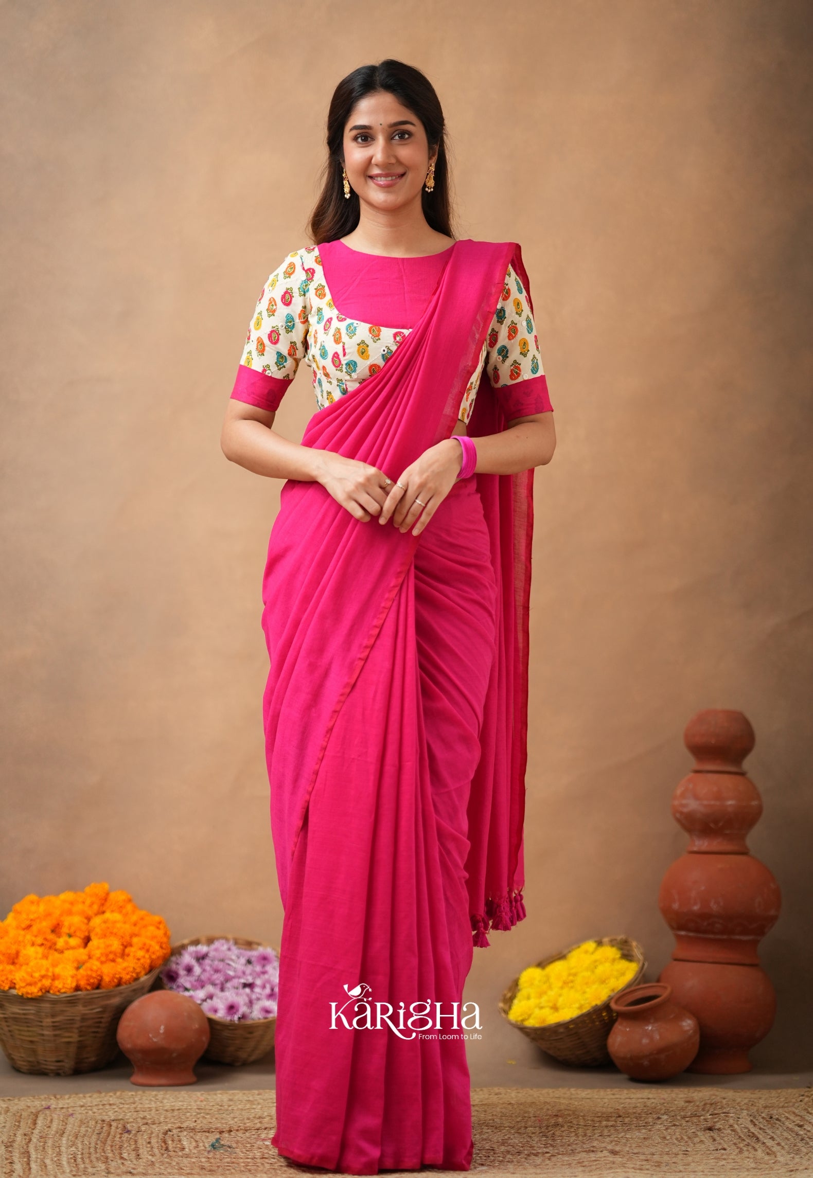 Sutra Luxe – Premium Cotton Saree with Refined Finish