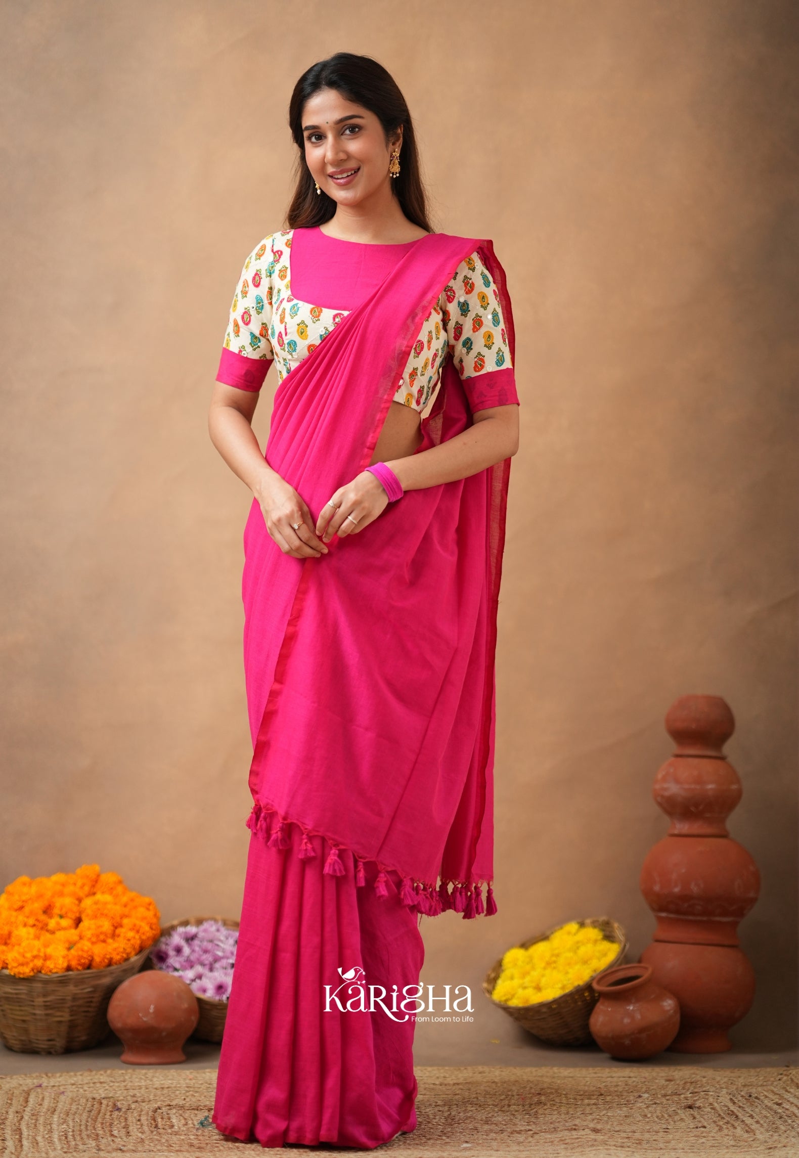 Sutra Luxe – Premium Cotton Saree with Refined Finish