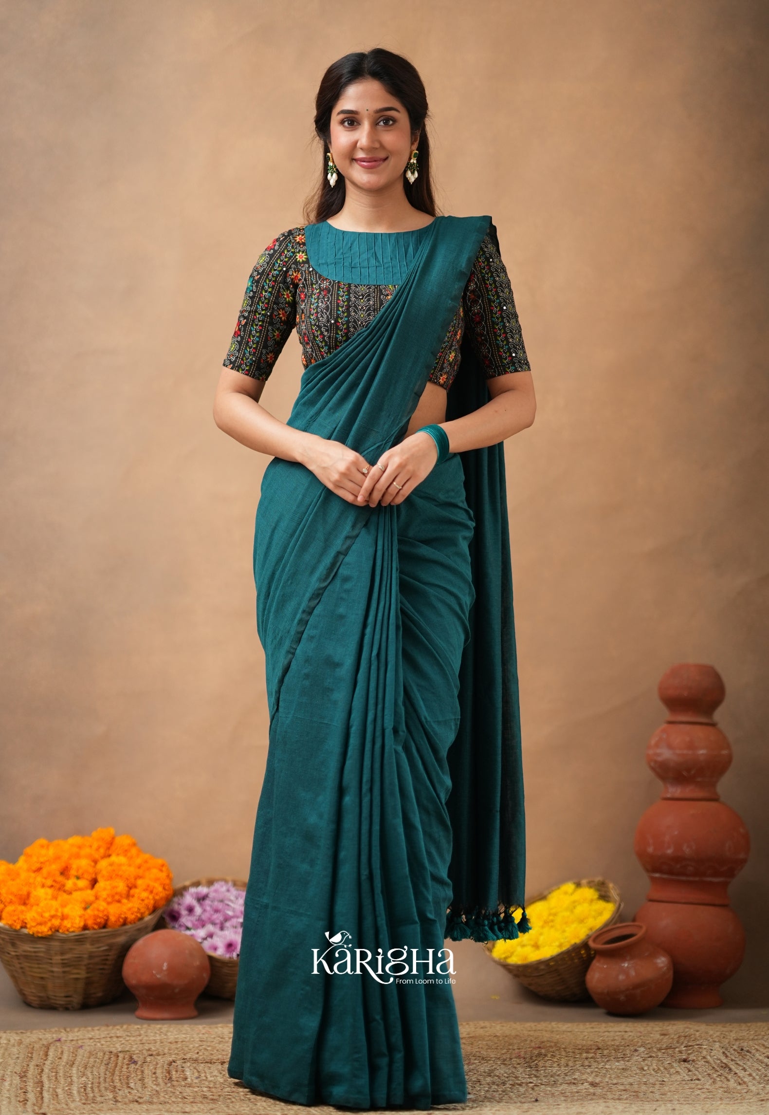 Sutra Luxe – Premium Cotton Saree with Refined Finish