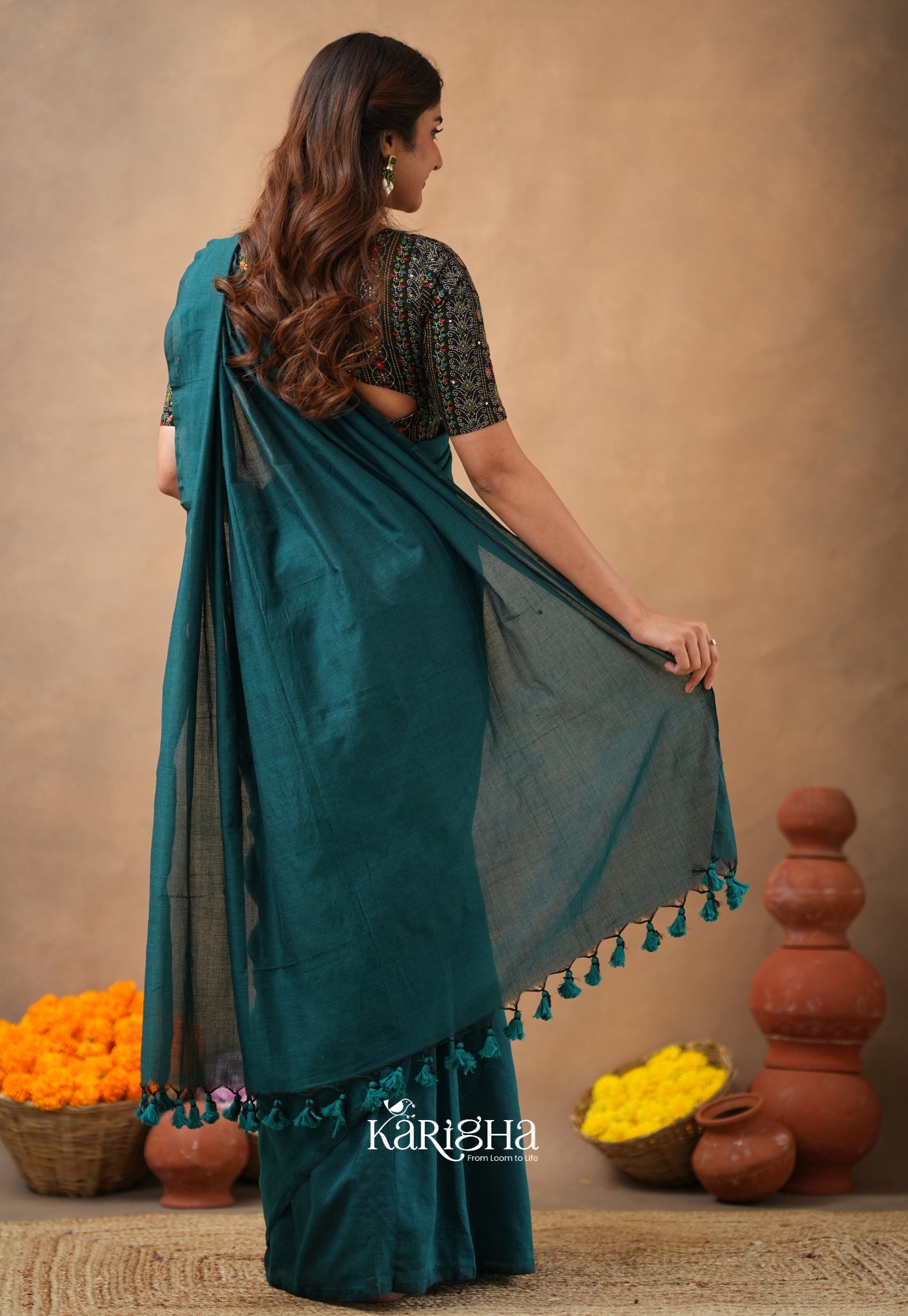 Sutra Luxe – Premium Cotton Saree with Refined Finish