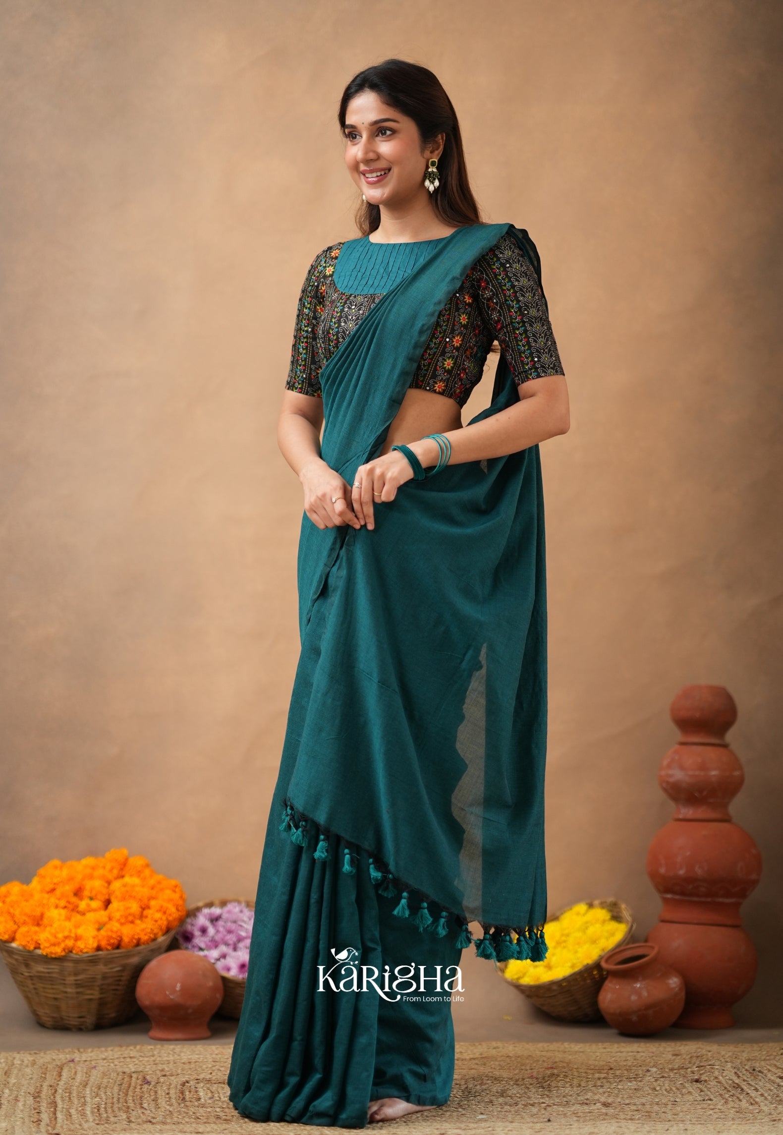 Sutra Luxe – Premium Cotton Saree with Refined Finish