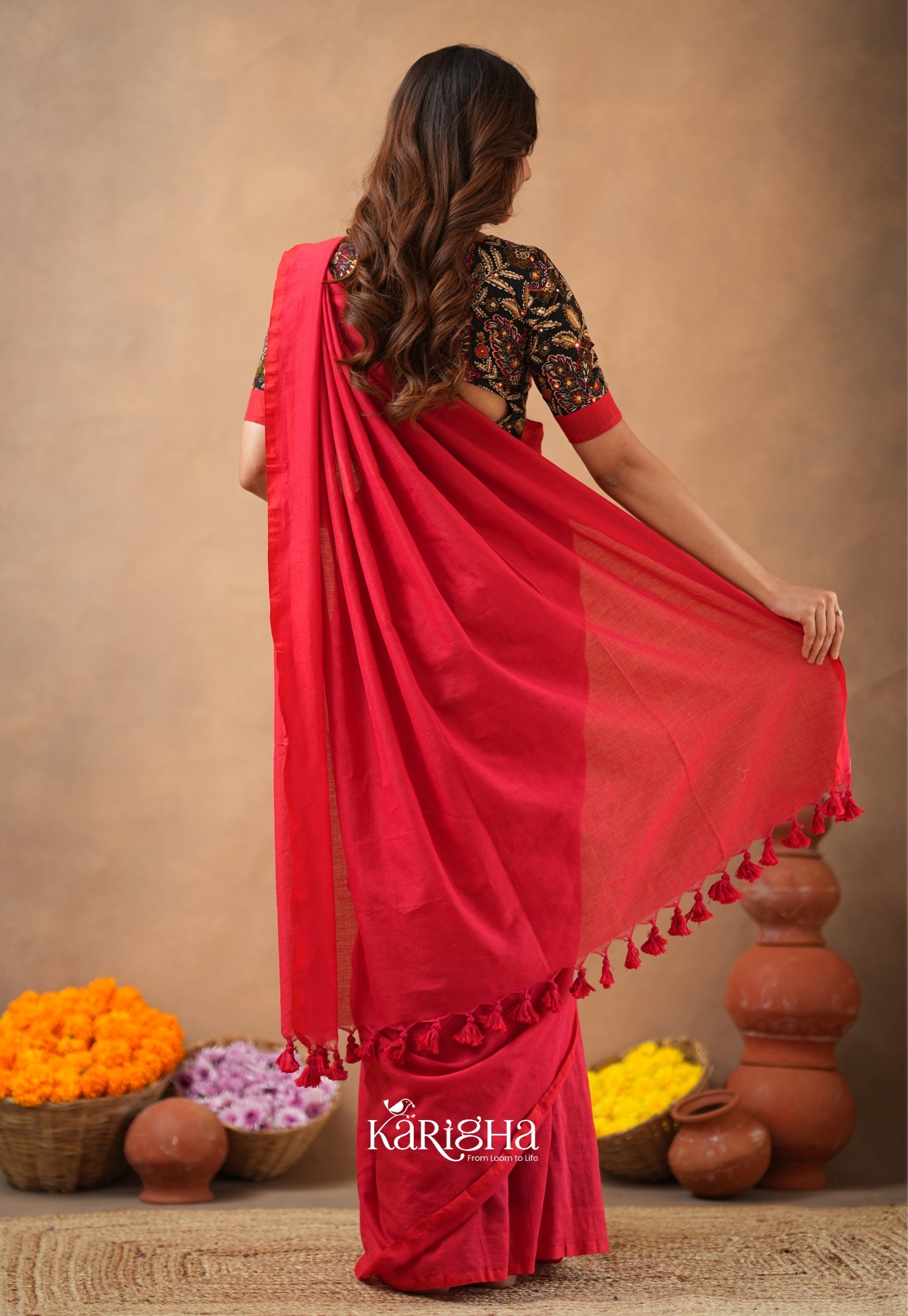 Sutra Luxe – Premium Cotton Saree with Refined Finish
