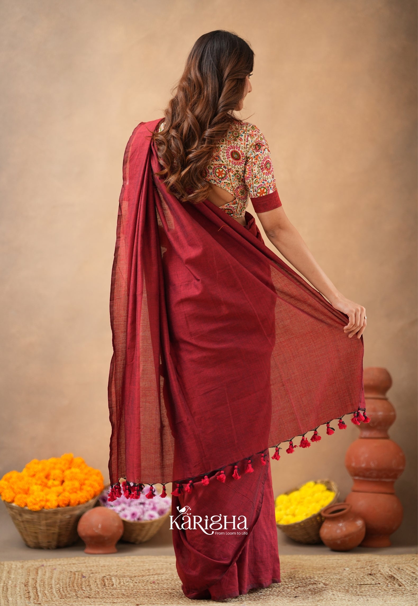 Sutra Luxe – Premium Cotton Saree with Refined Finish