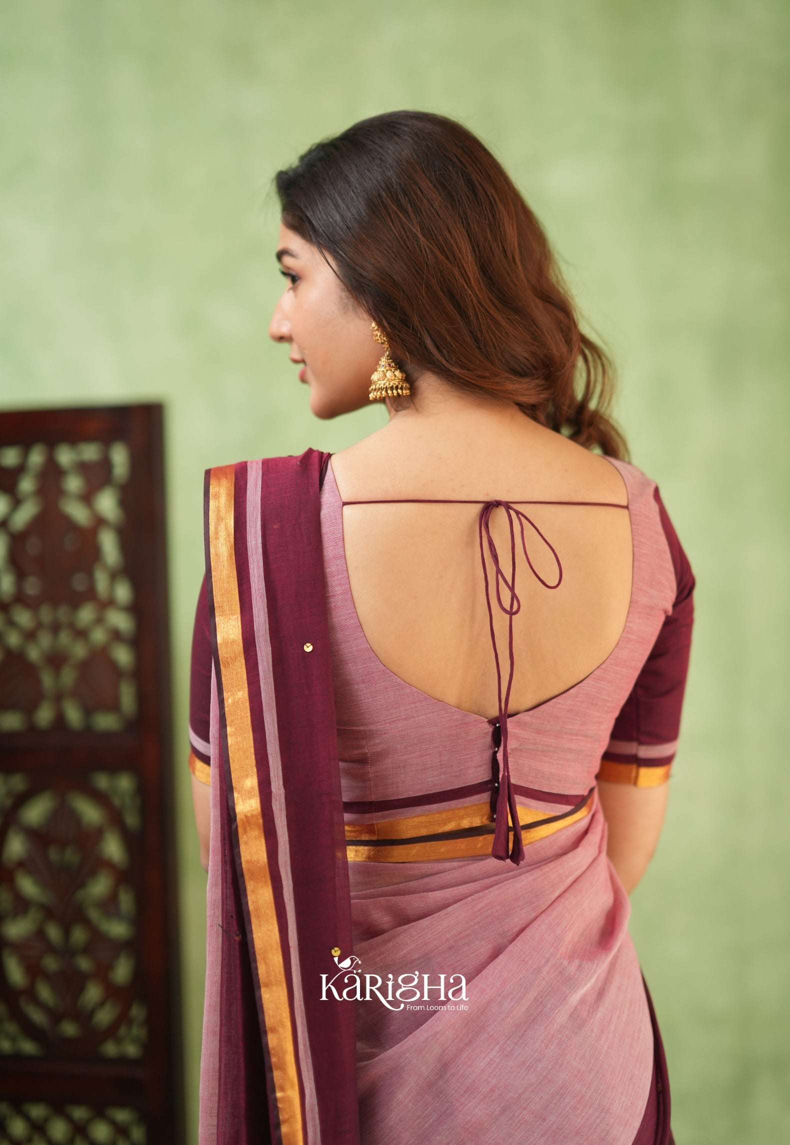 Royal Edge – Mul Cotton Saree with Luxe Border Detail