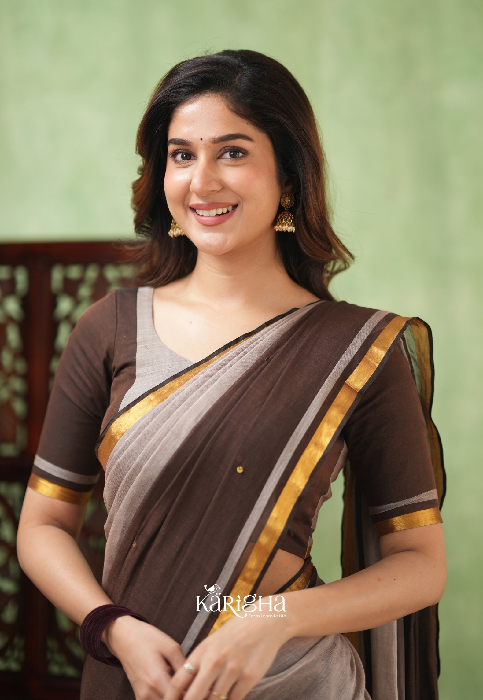 Royal Edge – Mul Cotton Saree with Luxe Border Detail