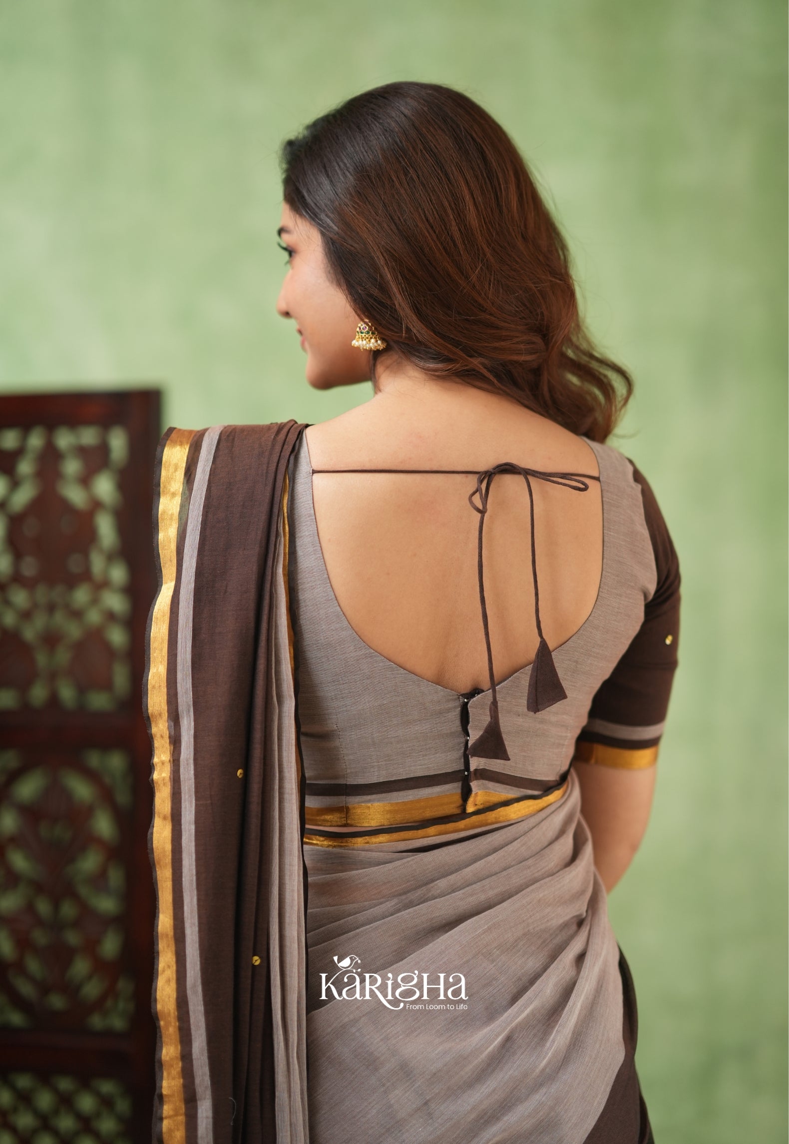 Royal Edge – Mul Cotton Saree with Luxe Border Detail