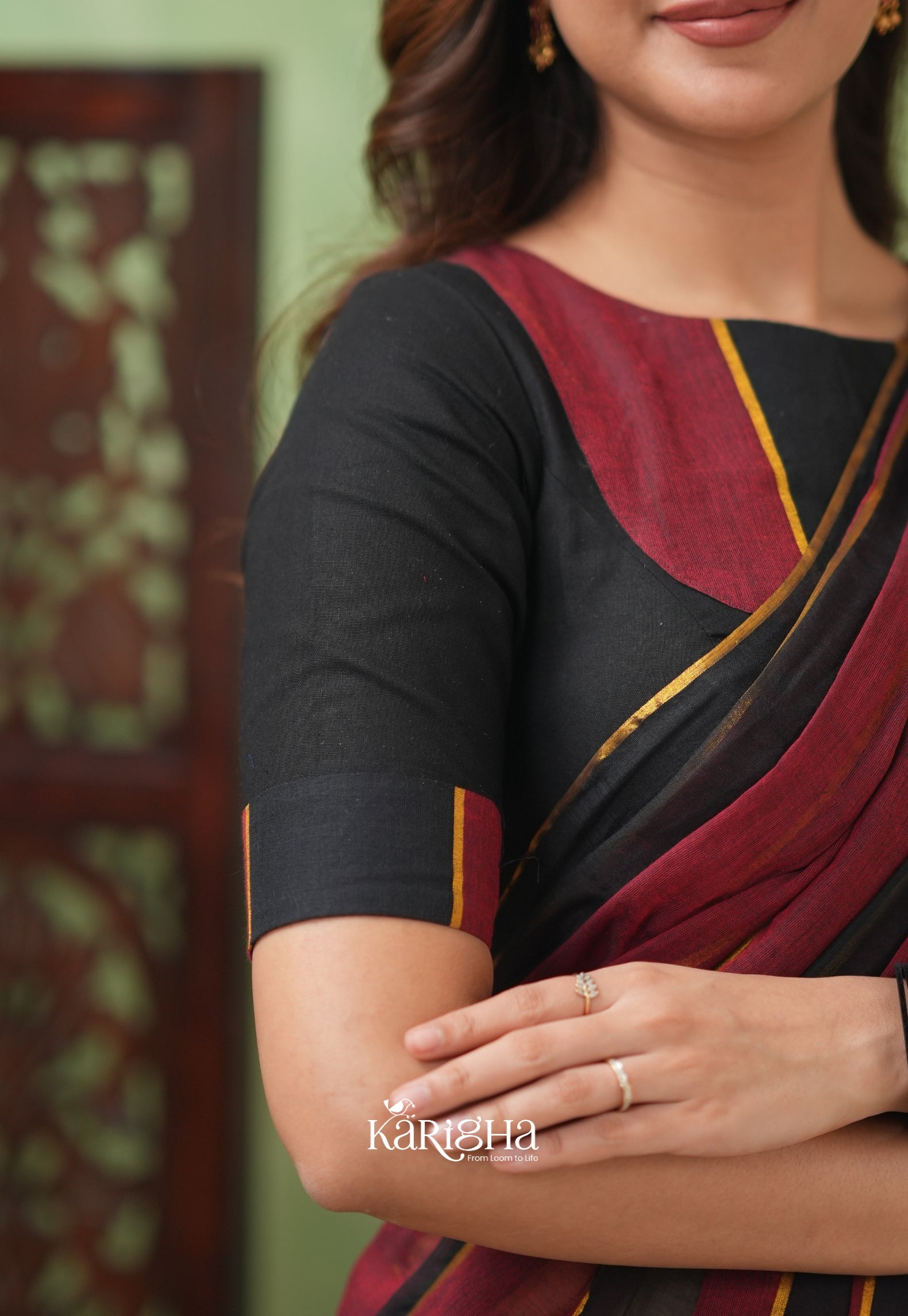 Multicolor Mul Cotton Saree – Vibrant Weave Magic