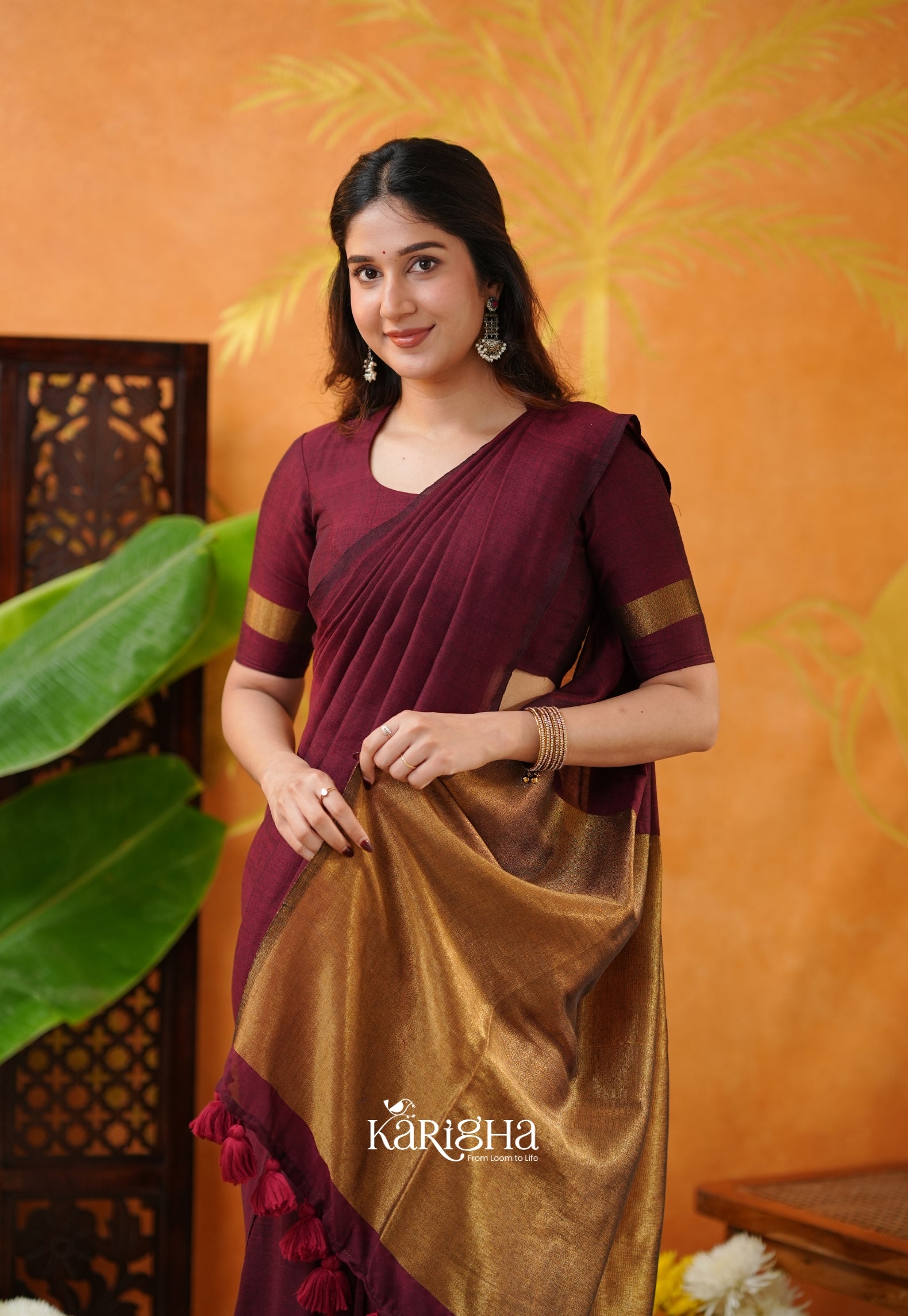 Classic Roots Khadi Cotton Saree