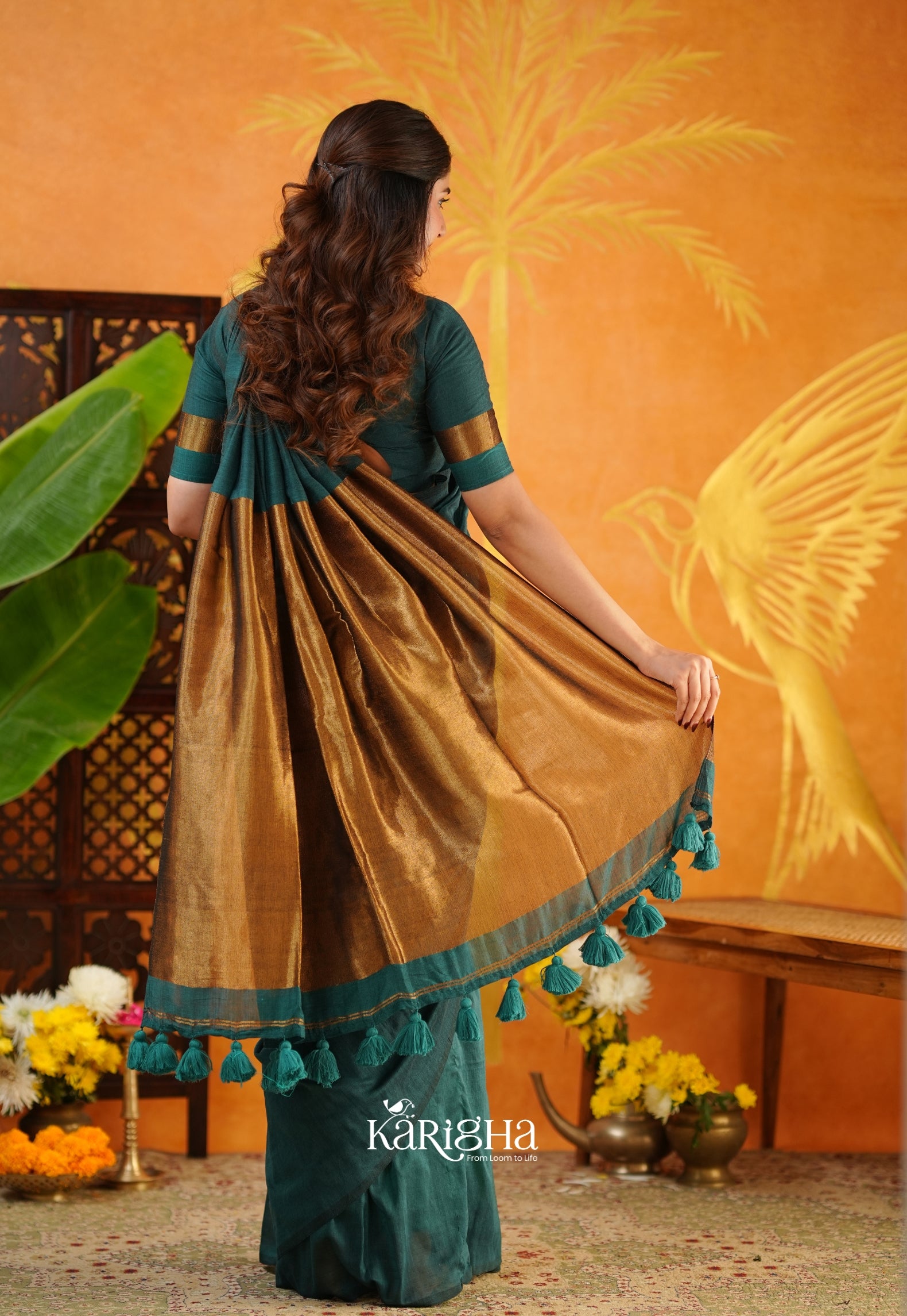 Classic Roots Khadi Cotton Saree