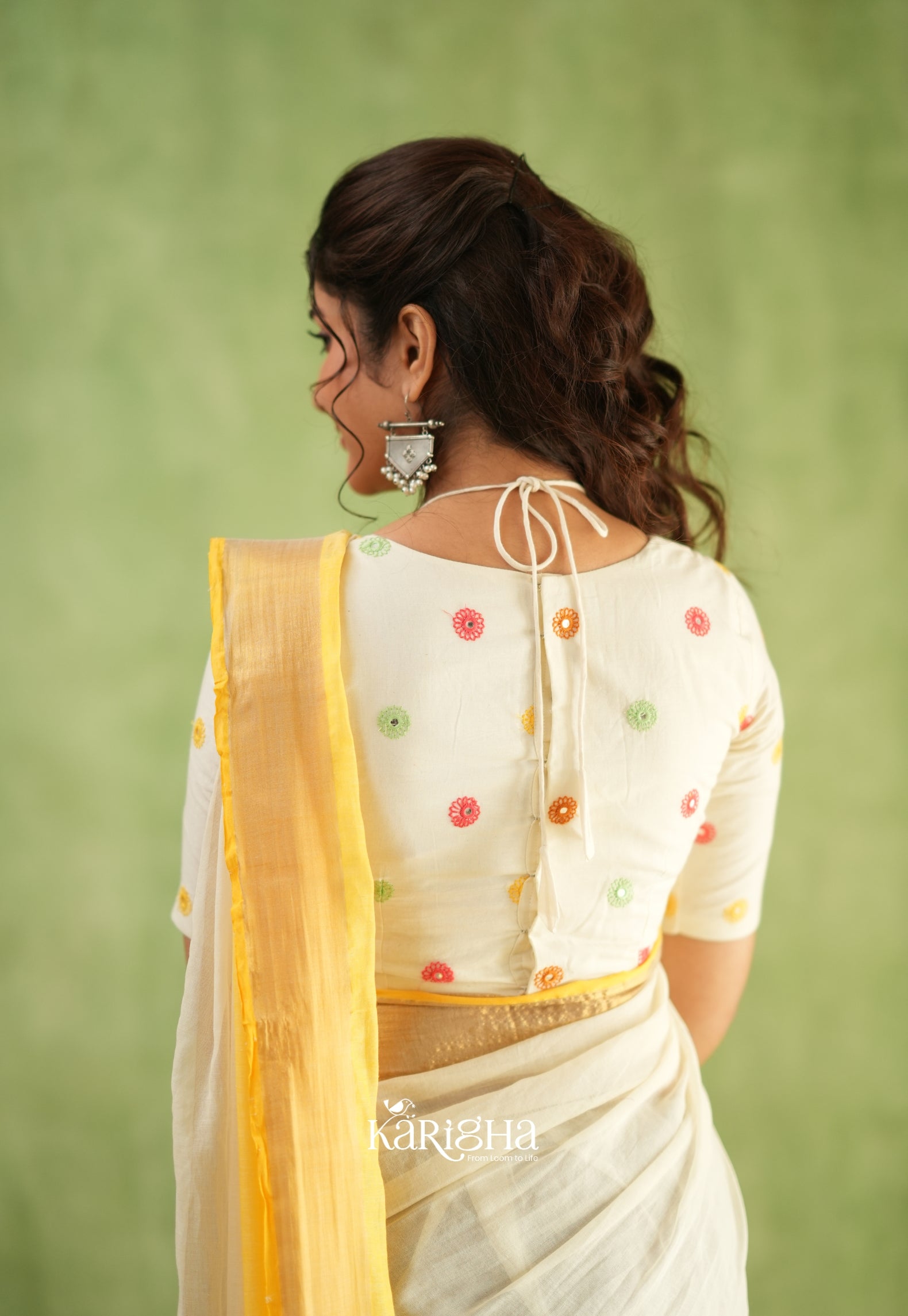 Pastel Mul Cotton Saree – Soft Elegance
