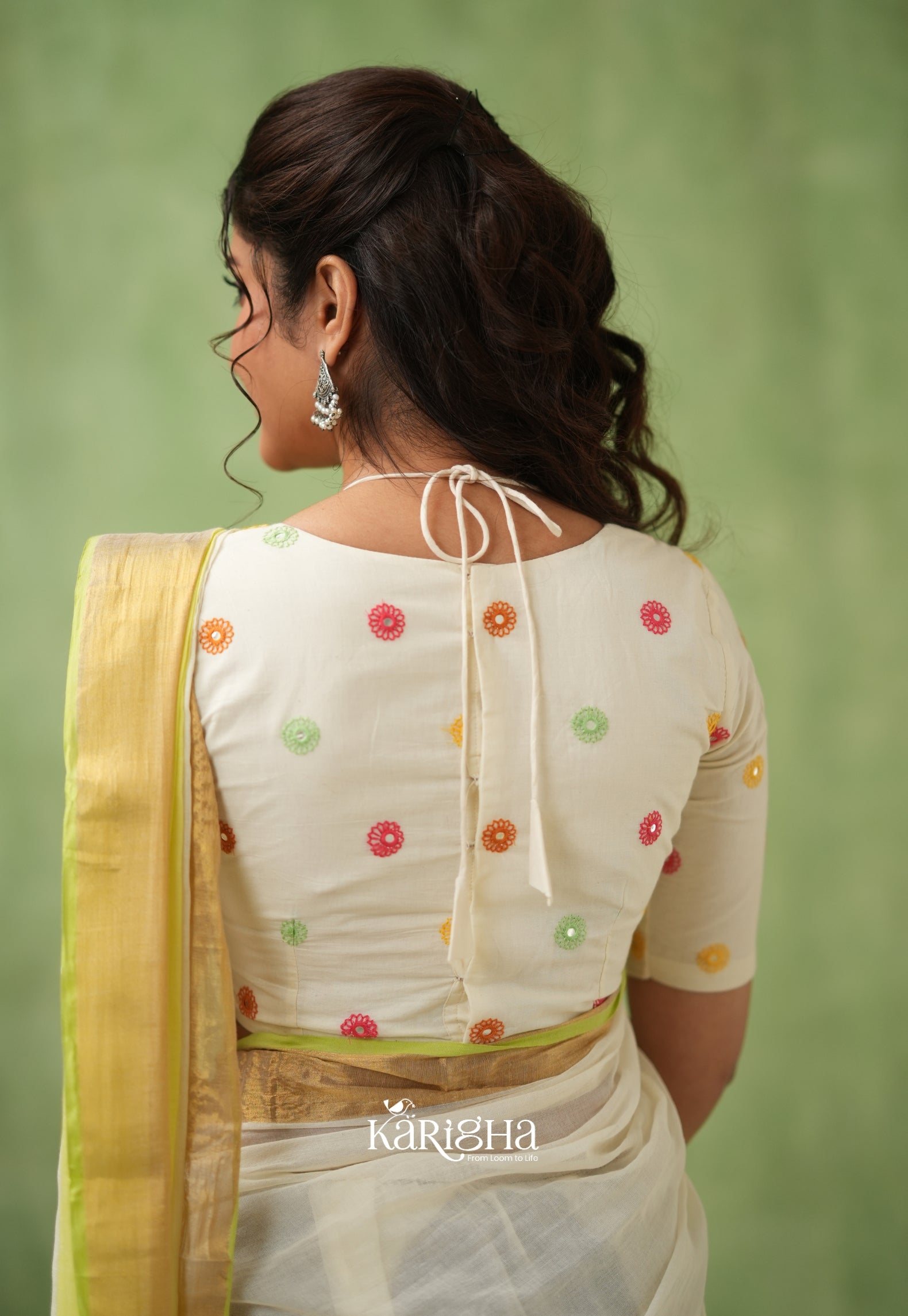 Pastel Mul Cotton Saree – Soft Elegance