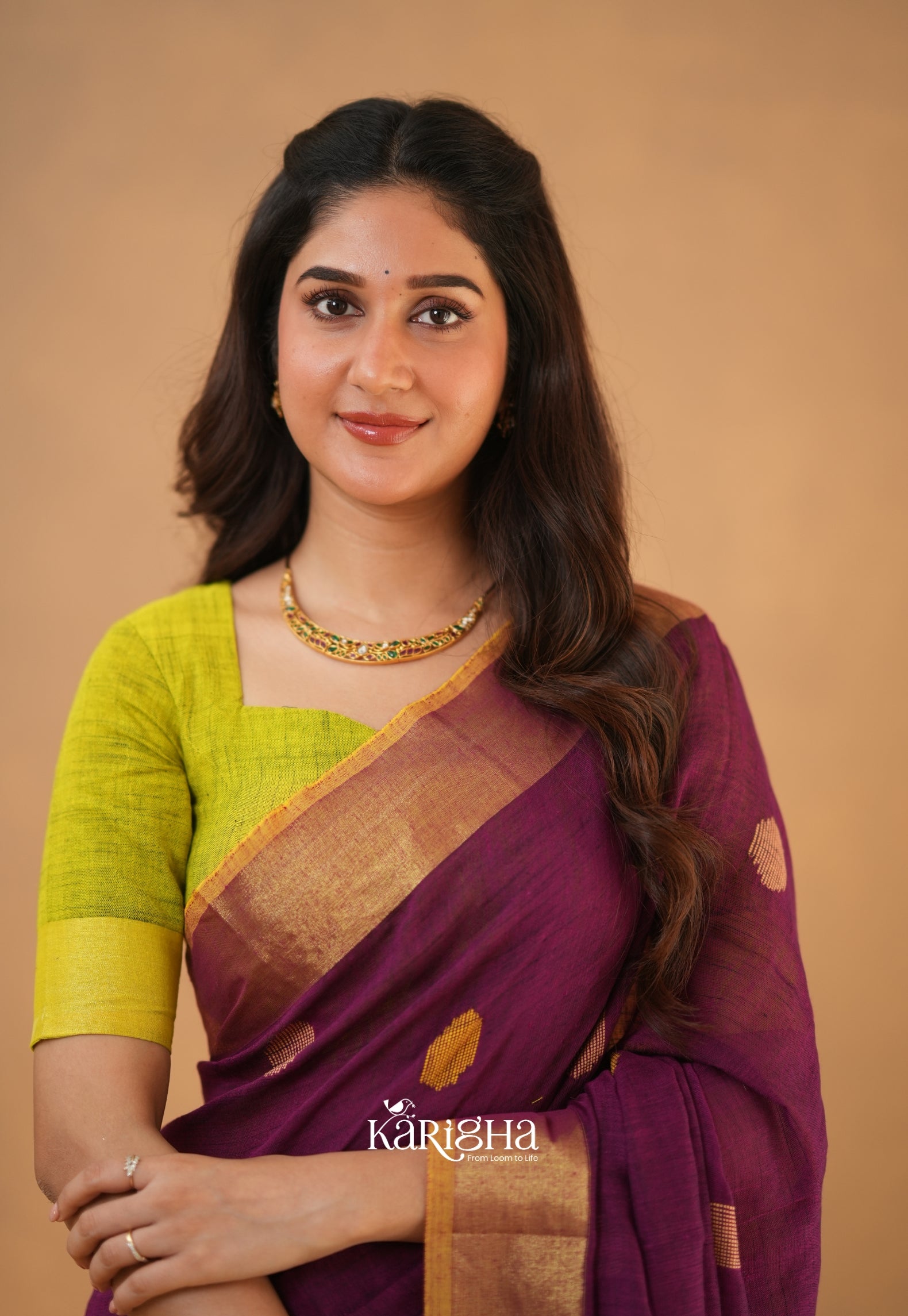 Legacy Loom – Handwoven Cotton Saree with Timeless Craft