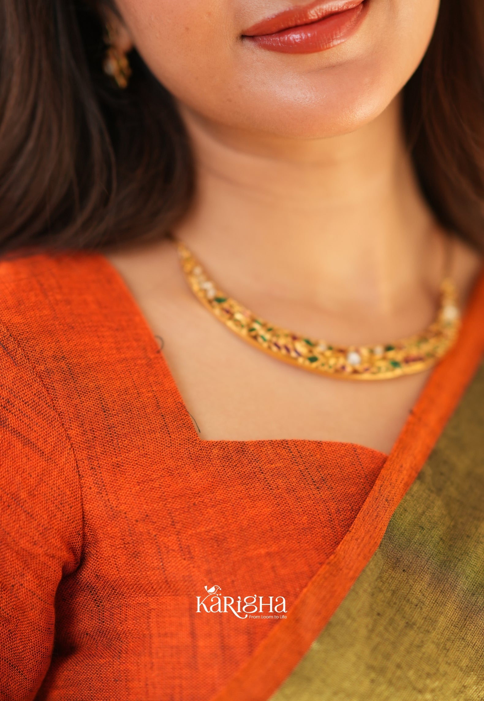 Legacy Loom – Handwoven Cotton Saree with Timeless Craft