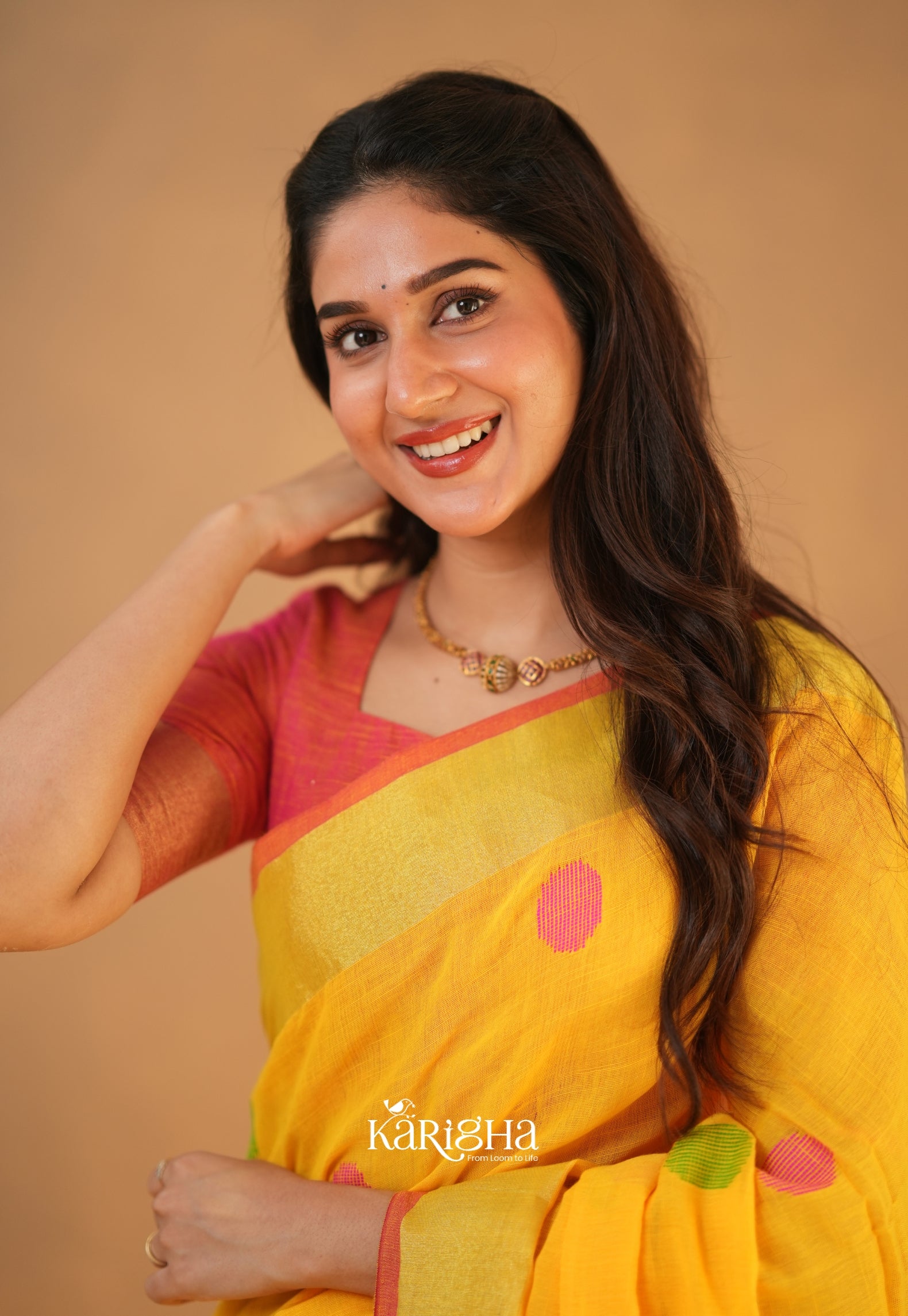Legacy Loom – Handwoven Cotton Saree with Timeless Craft