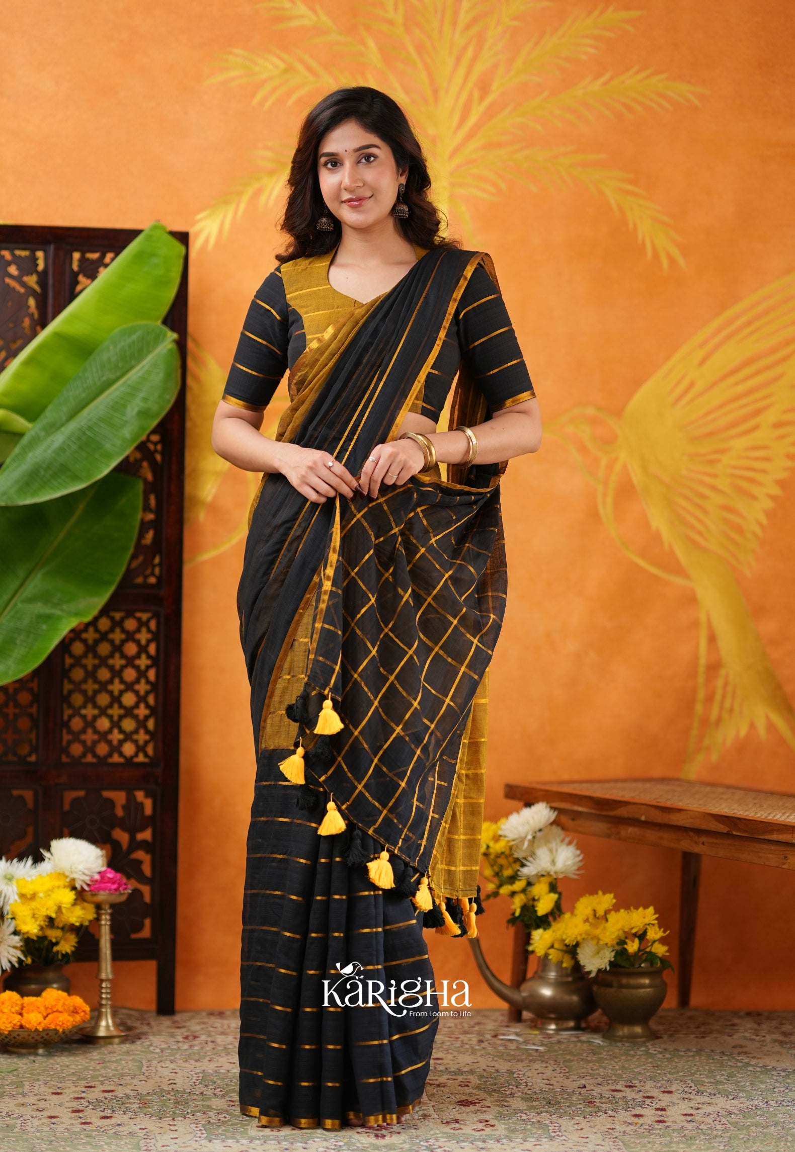 Modern Ethnic Mul Cotton Saree