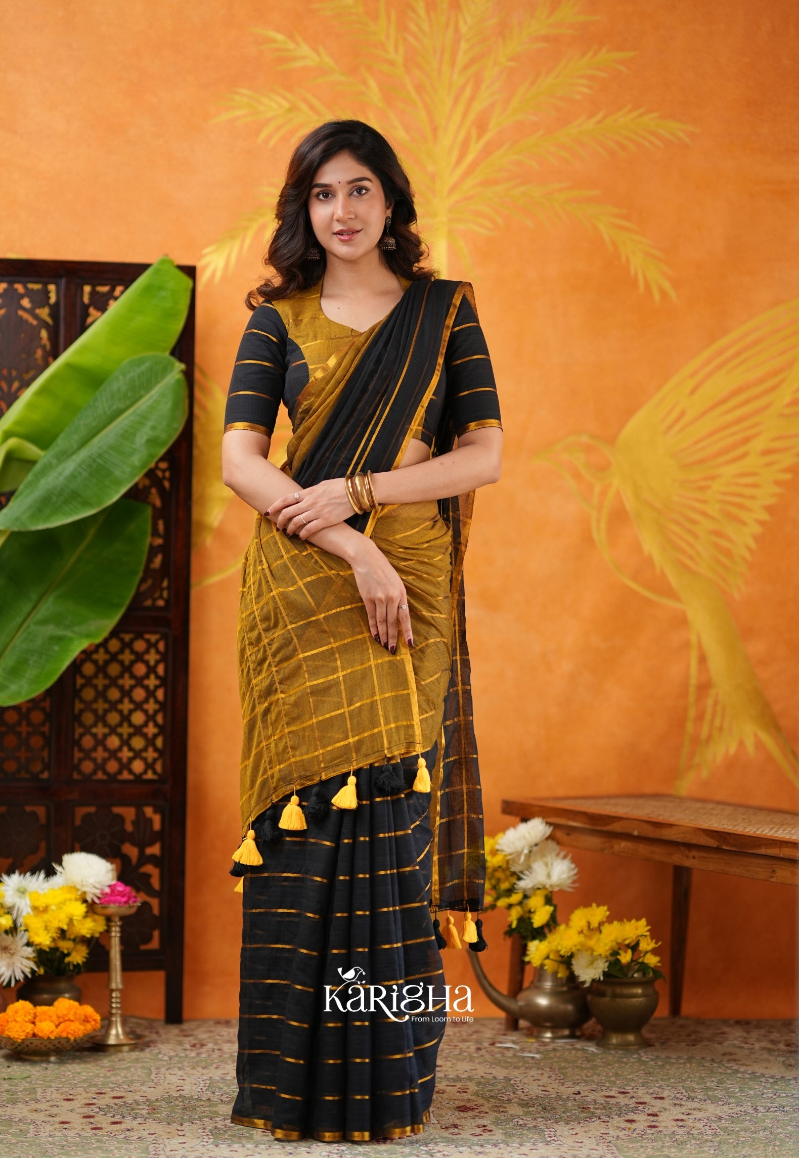 Modern Ethnic Mul Cotton Saree