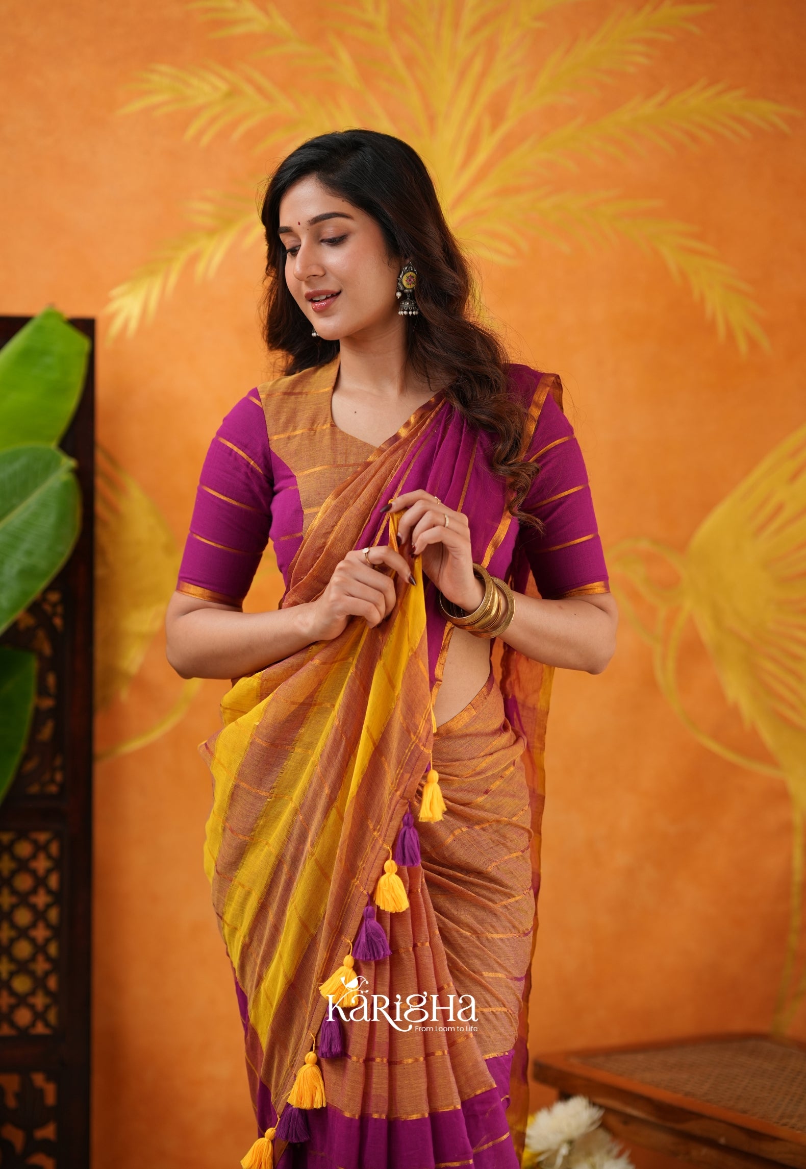 Modern Ethnic Mul Cotton Saree
