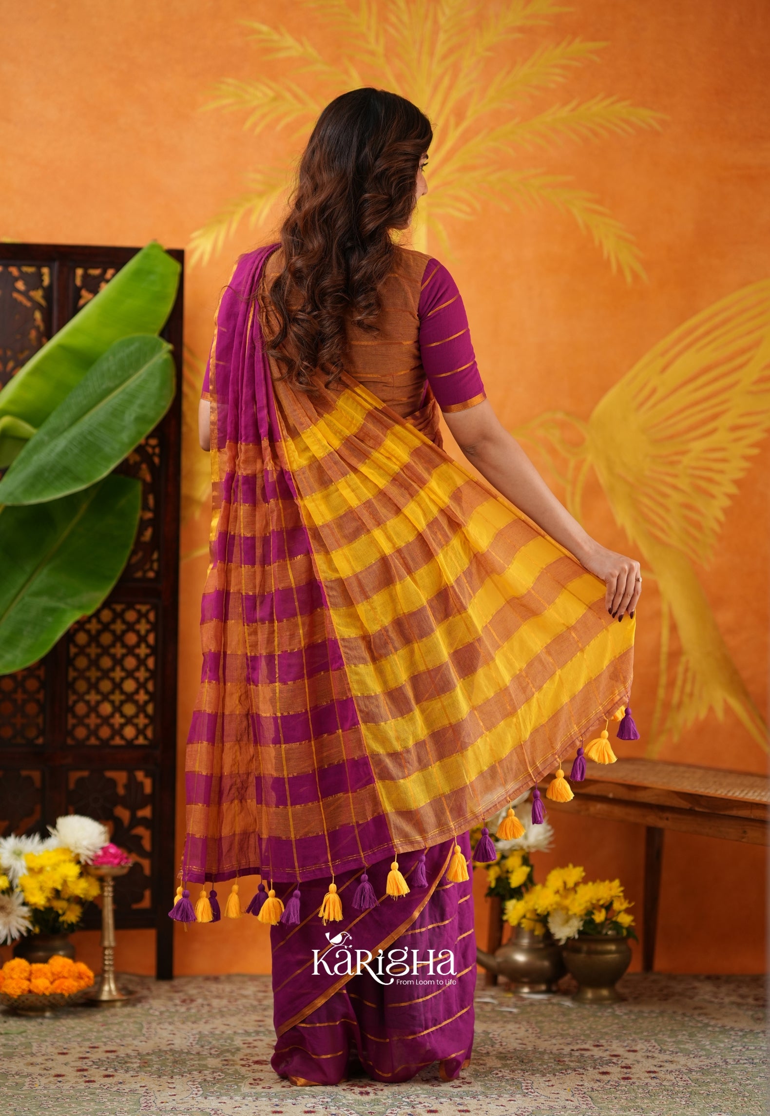 Modern Ethnic Mul Cotton Saree