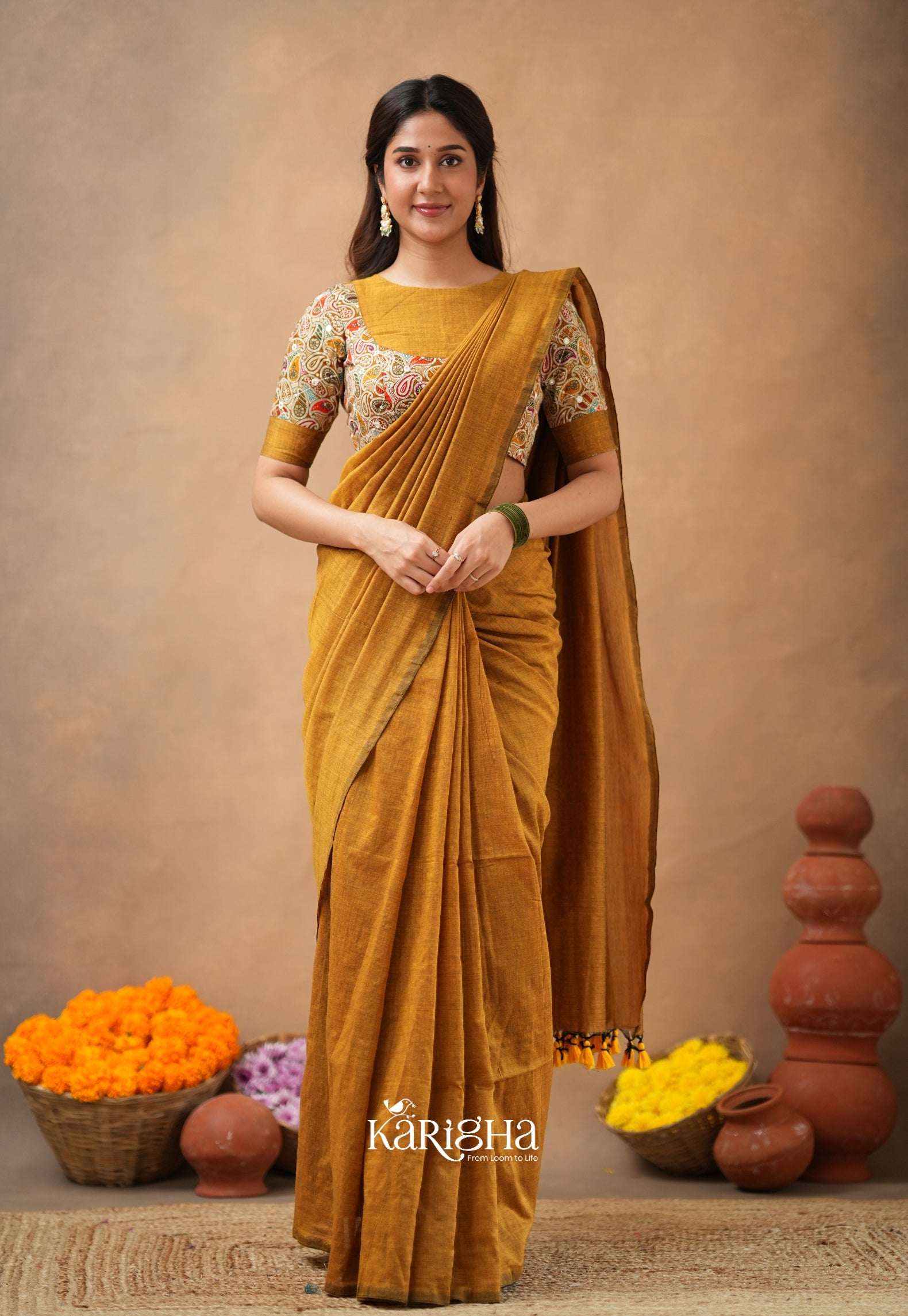 Sutra Luxe – Premium Cotton Saree with Refined Finish