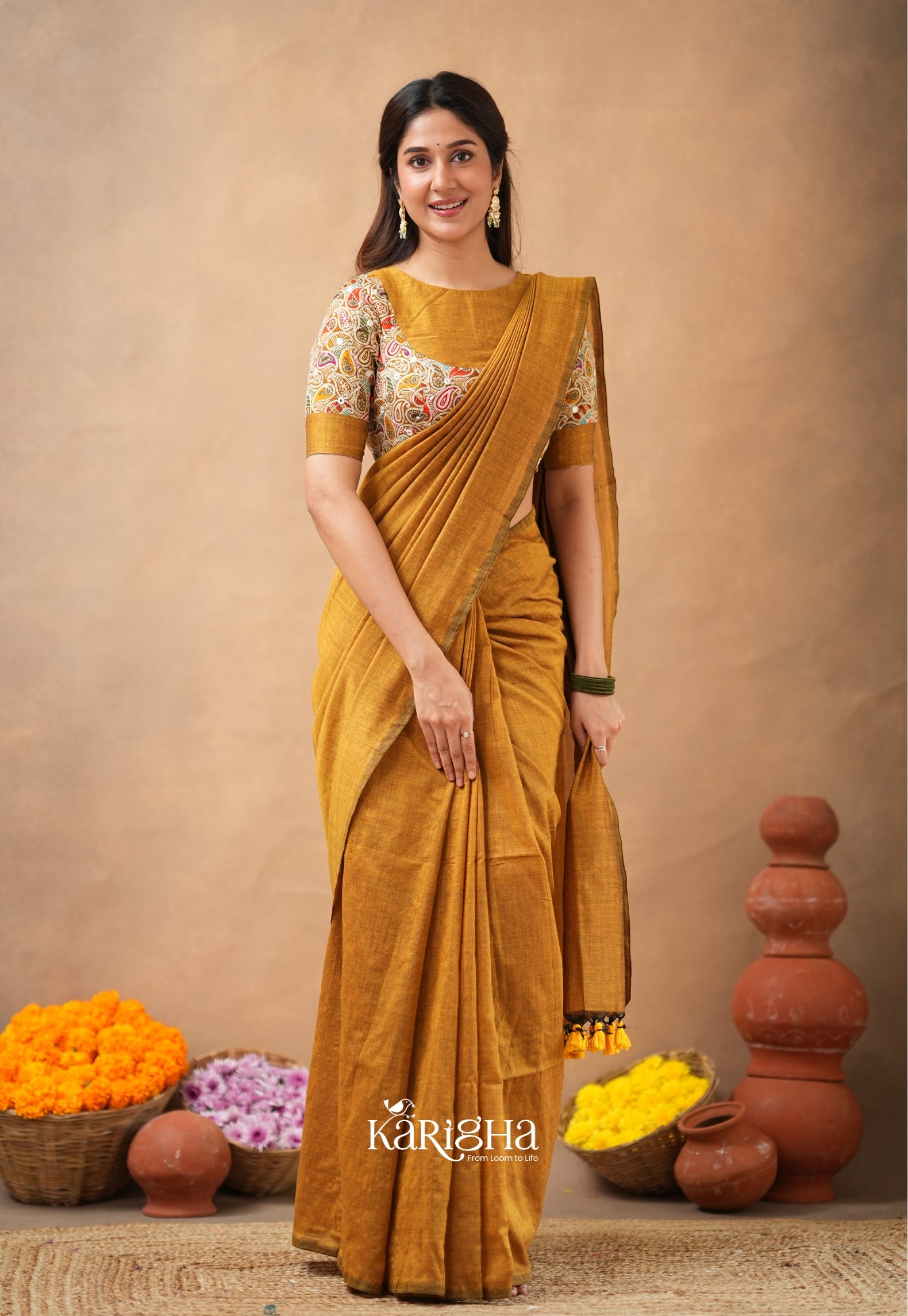 Sutra Luxe – Premium Cotton Saree with Refined Finish