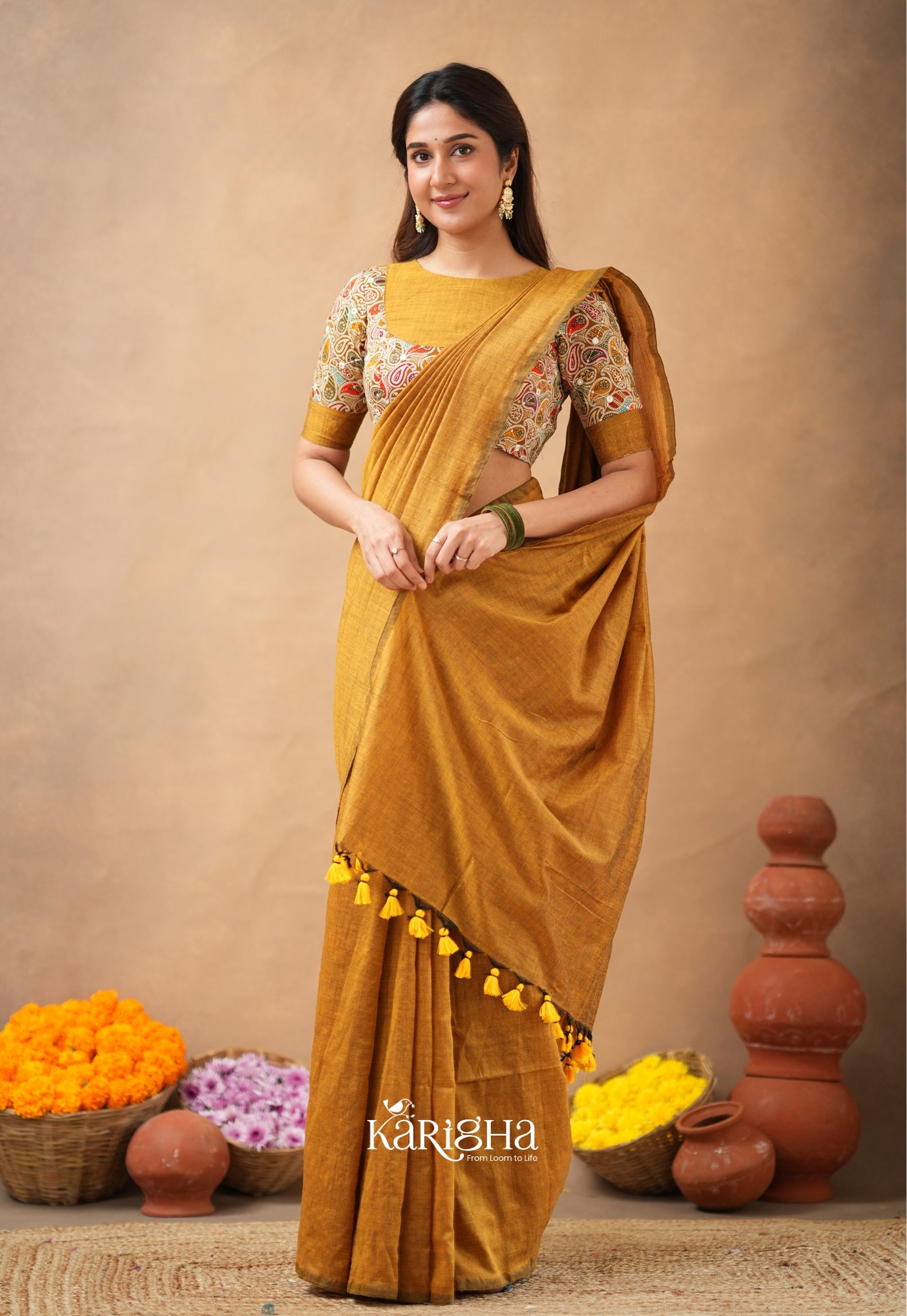 Sutra Luxe – Premium Cotton Saree with Refined Finish
