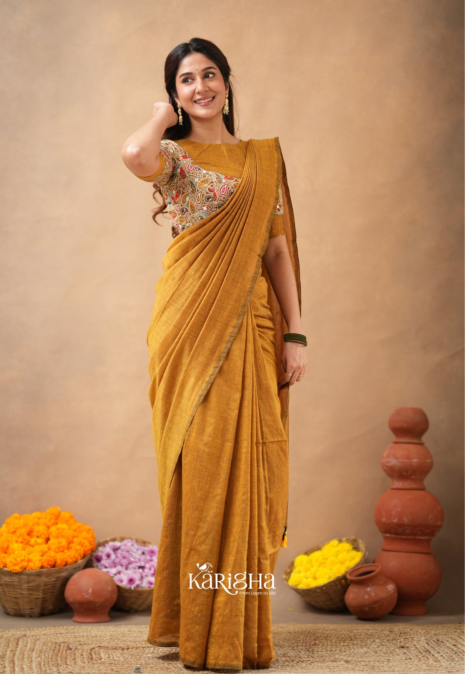 Sutra Luxe – Premium Cotton Saree with Refined Finish