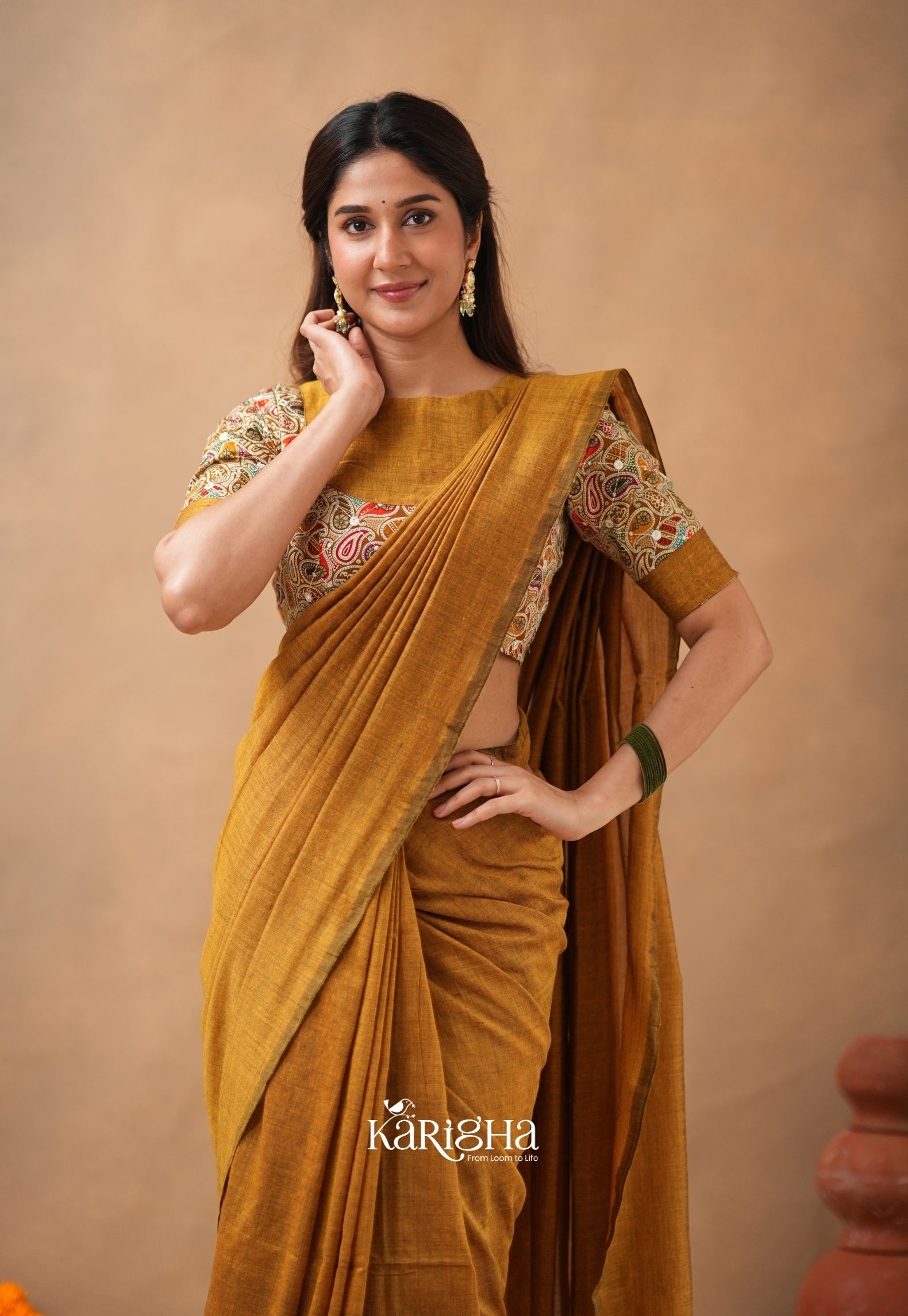 Sutra Luxe – Premium Cotton Saree with Refined Finish