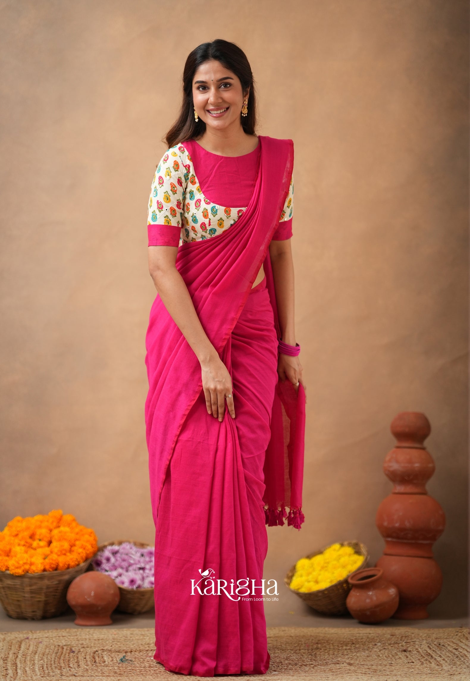 Sutra Luxe – Premium Cotton Saree with Refined Finish