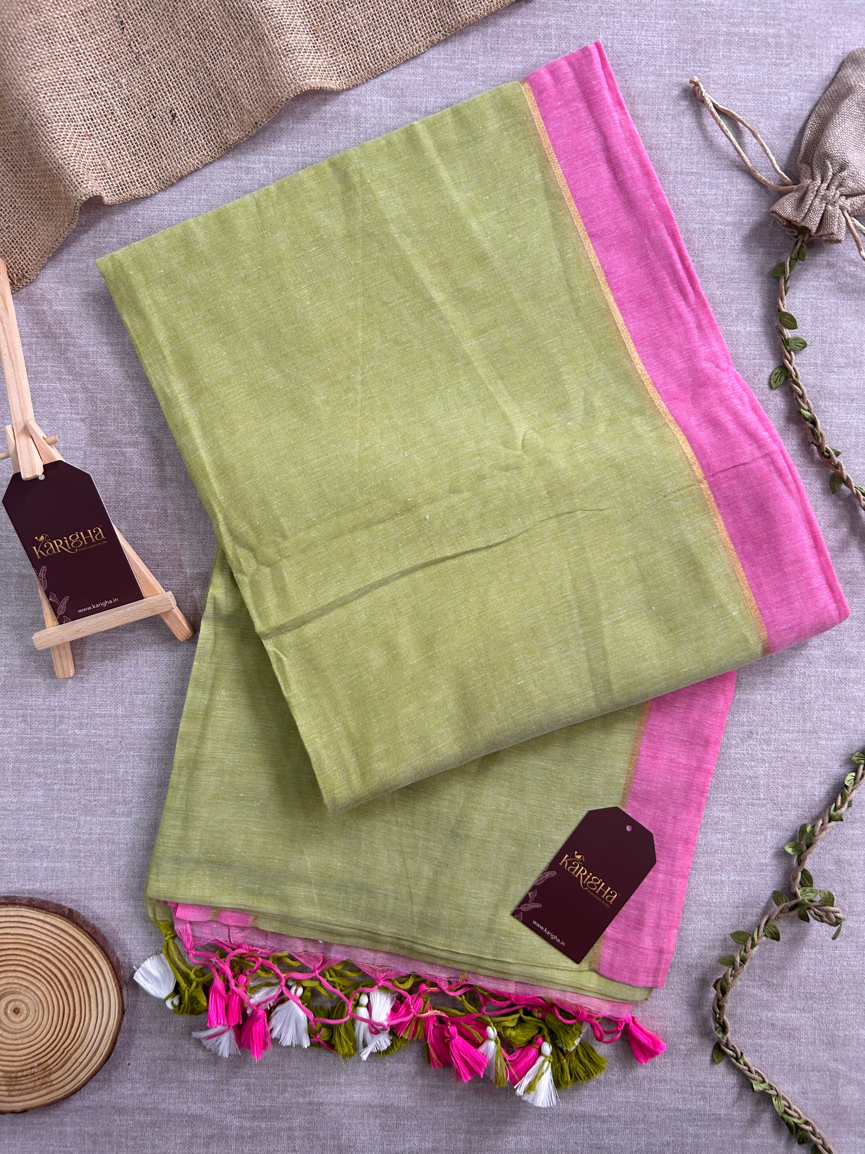 Rosy Whisper – Mul Cotton Featherlight Saree